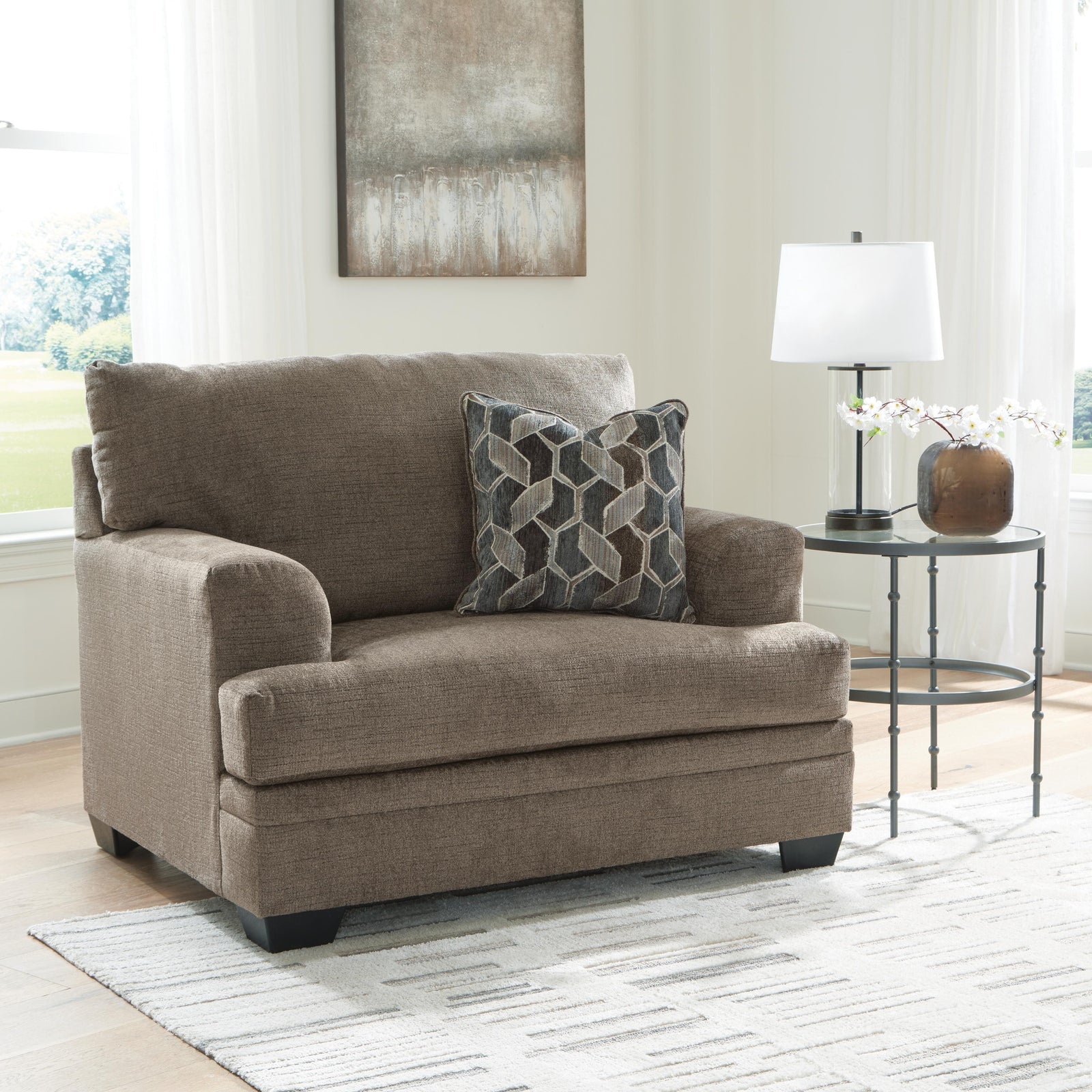 Stonemeade Oversized Chair - Dark Brown (2)