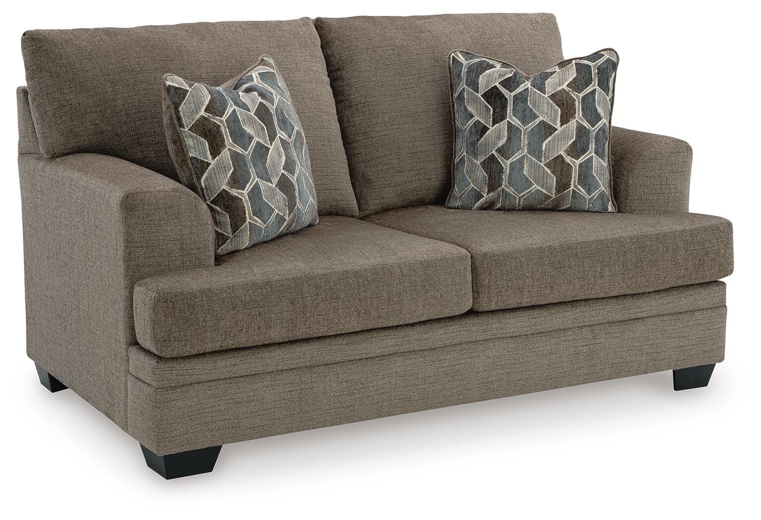 Stonemeade Loveseat - Dark Brown (1)