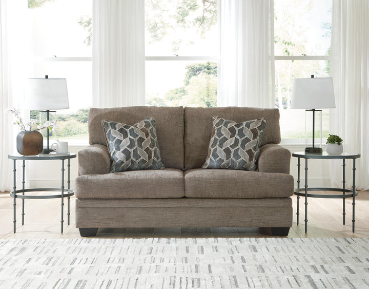 Stonemeade Loveseat - Dark Brown (2)