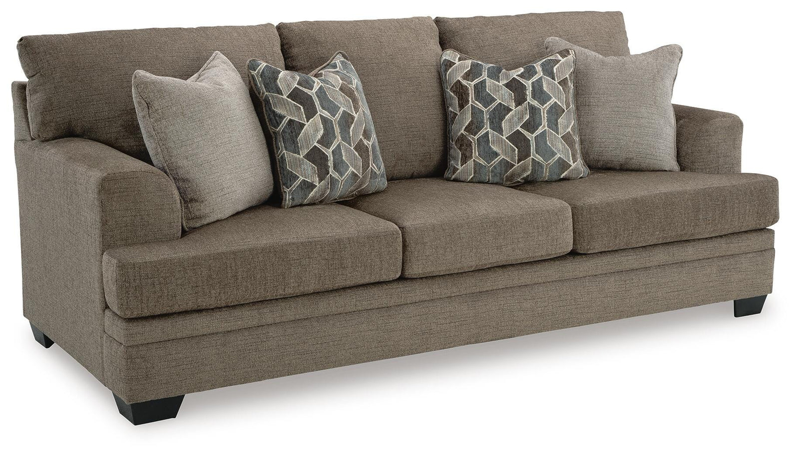 Stonemeade Queen Sofa Sleeper - Dark Brown (1)