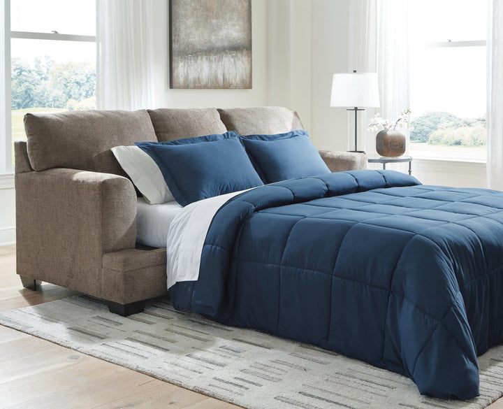 Stonemeade Queen Sofa Sleeper - Dark Brown (2)