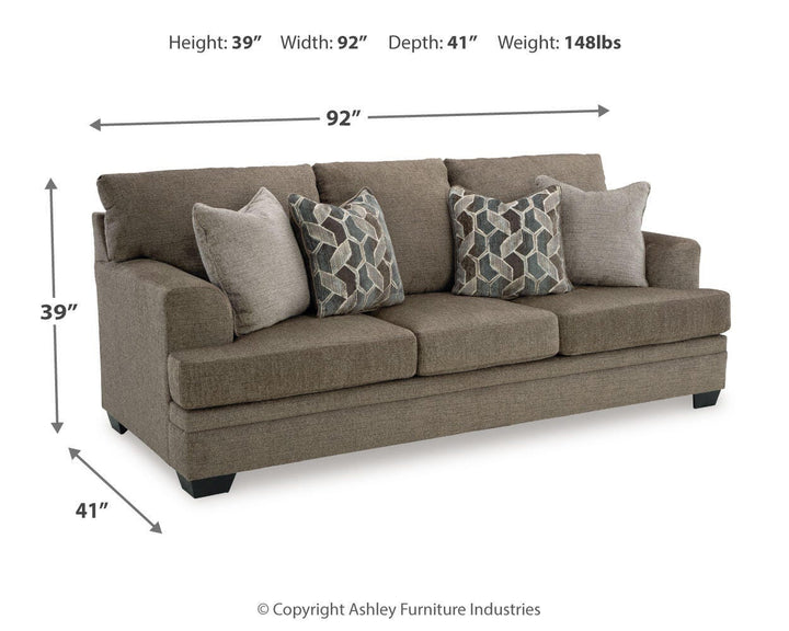 Stonemeade Sofa - Dark Brown (4)