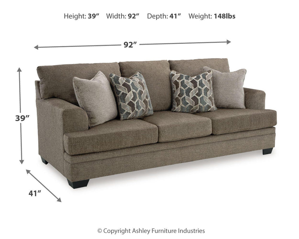 Stonemeade Sofa - Dark Brown (4)