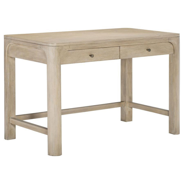 Coaster Furniture Solano - 2-Drawer Makeup Table Vanity Desk - Weathered Mango