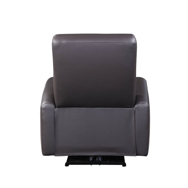 Blane Power Motion Recliner in Brown Top Grain Leather Match