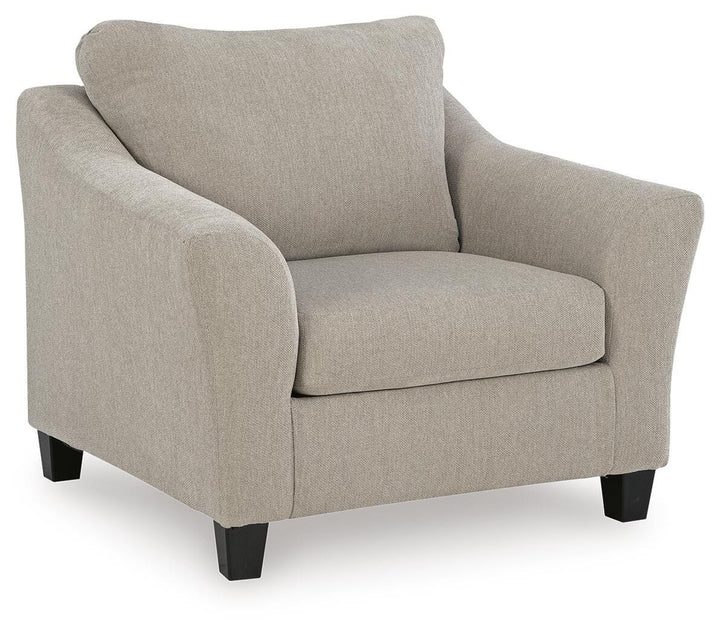 Willarae Oversized Chair - Beige (1)