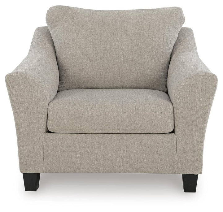 Willarae Oversized Chair - Beige (3)