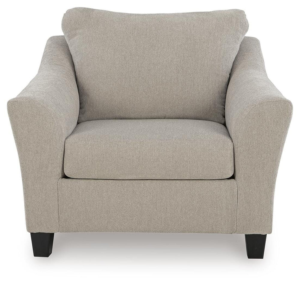 Willarae Oversized Chair - Beige (3)
