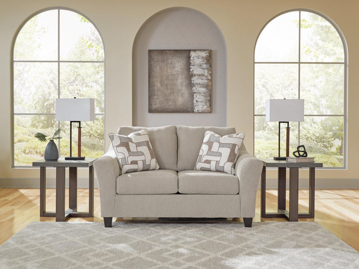Willarae Loveseat - Beige (2)