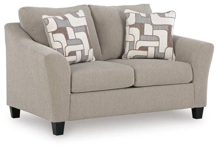 Willarae Loveseat - Beige (1)