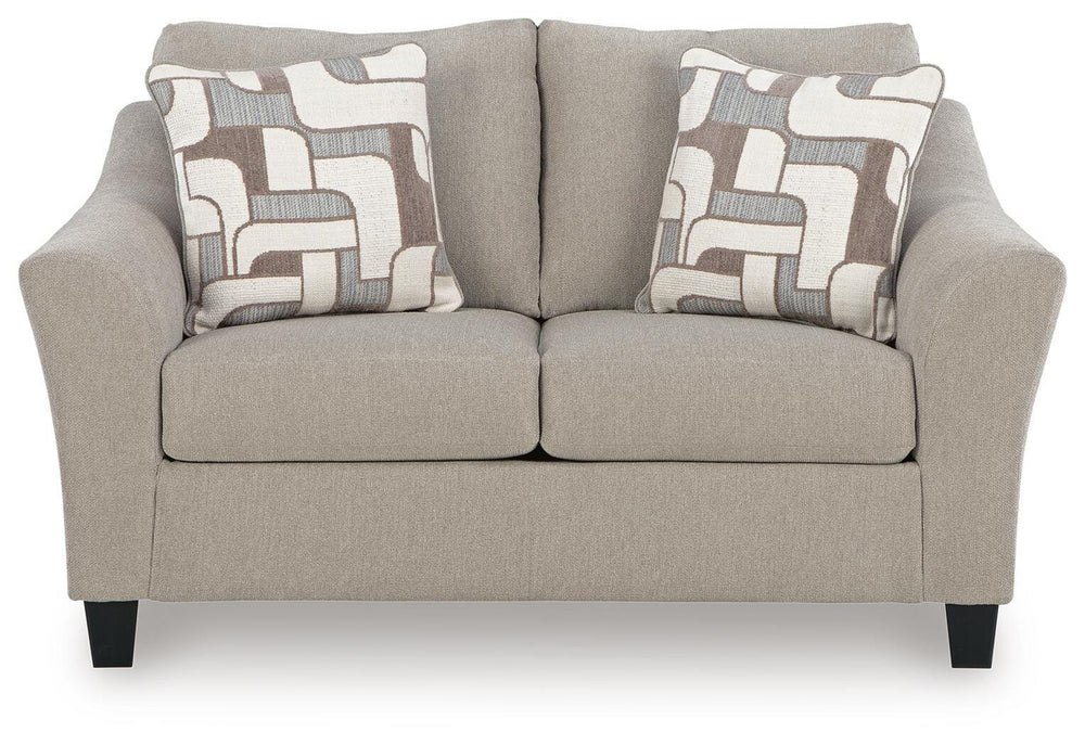 Willarae Loveseat - Beige (3)