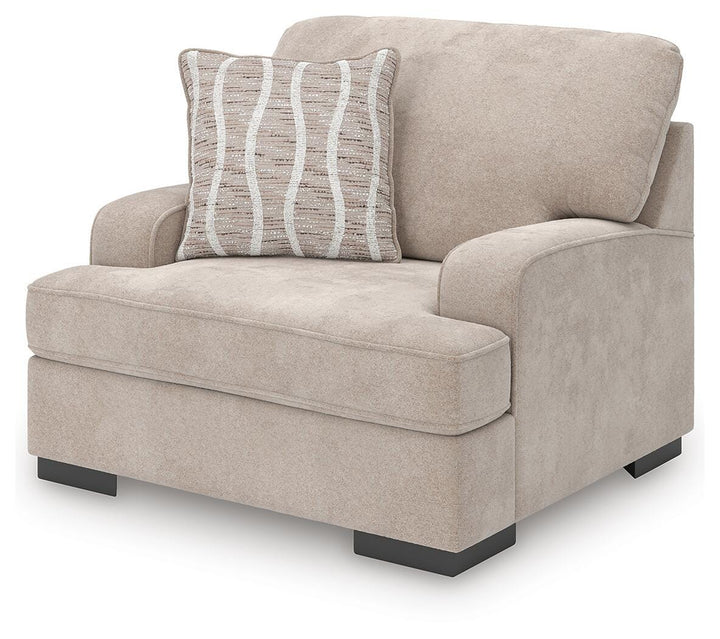 High Profile Oversized Chair - Beige (4)
