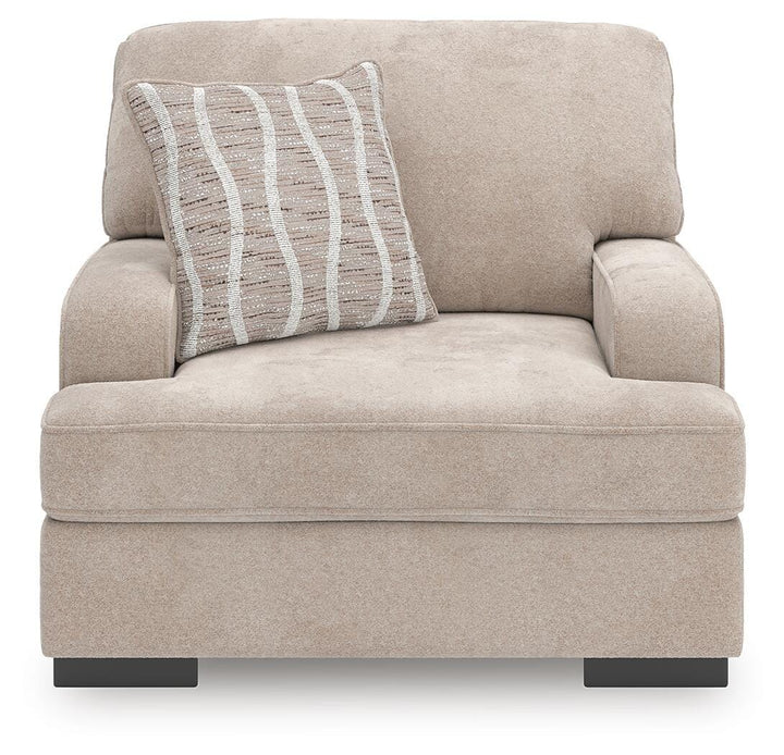 High Profile Oversized Chair - Beige (3)