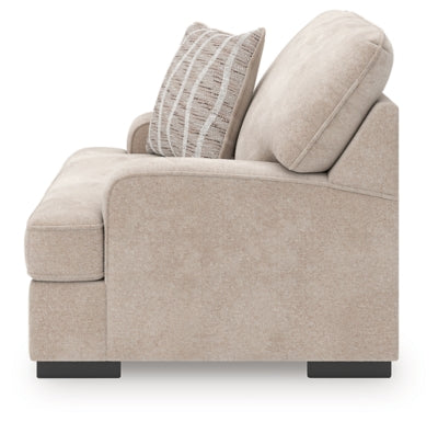 High Profile Oversized Chair - Beige