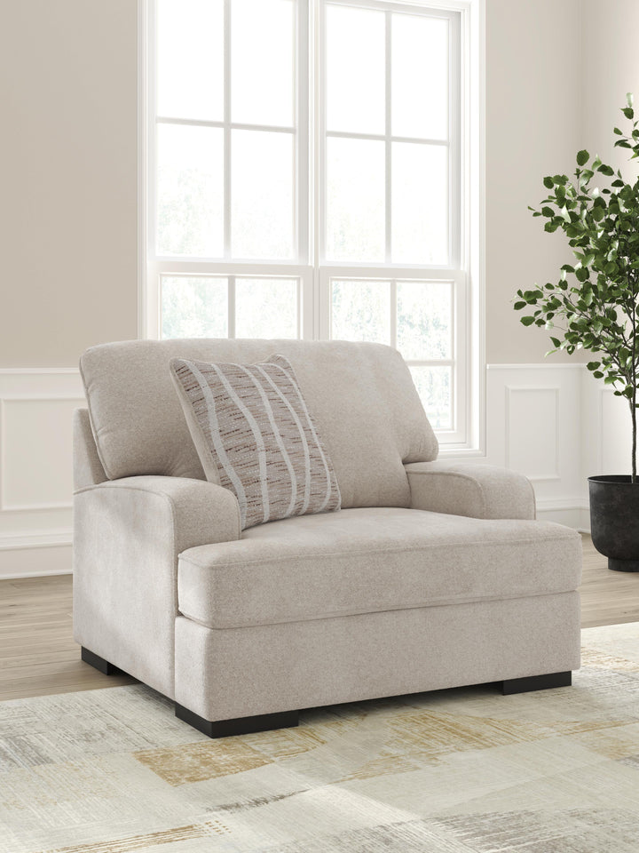 High Profile Oversized Chair - Beige (2)
