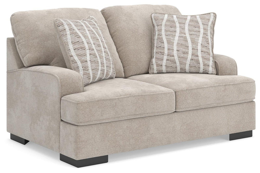 High Profile Loveseat - Beige (1)