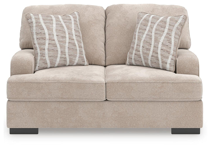 High Profile Loveseat - Beige (3)