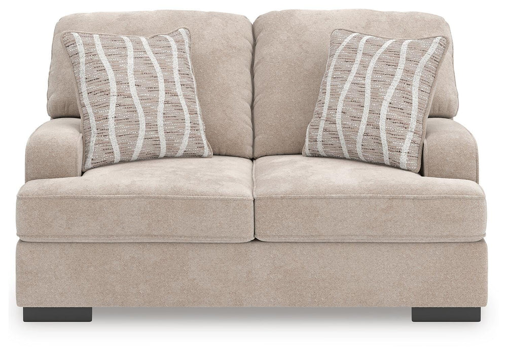 High Profile Loveseat - Beige (3)