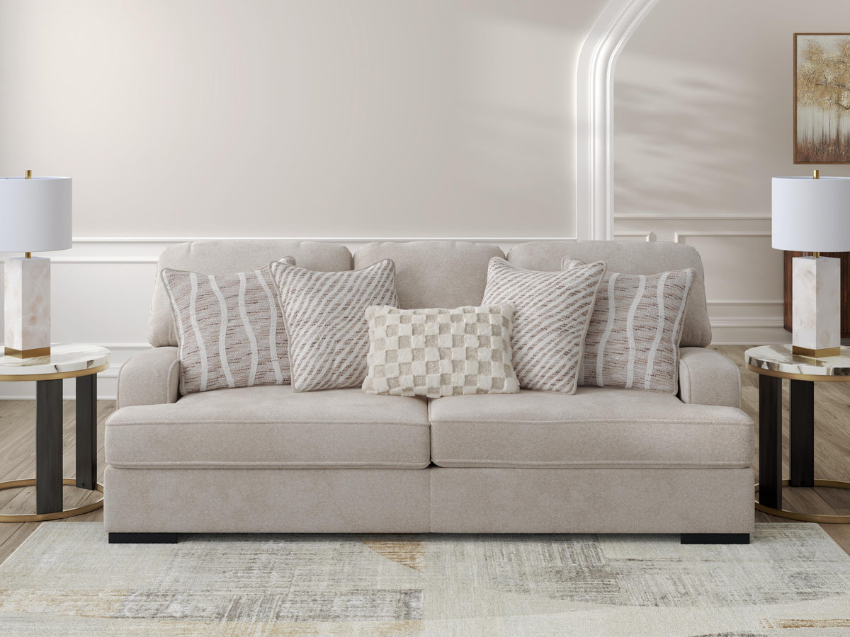 High Profile Sofa - Beige (2)