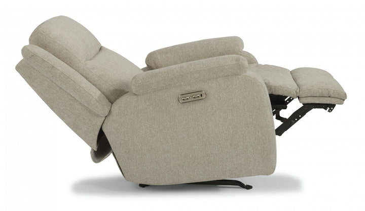 Magnus Power Recliner With Power Headrest Beige