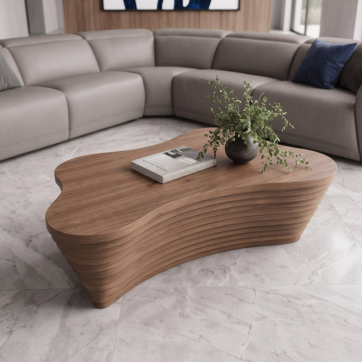Austin - Modern Walnut Coffee Table