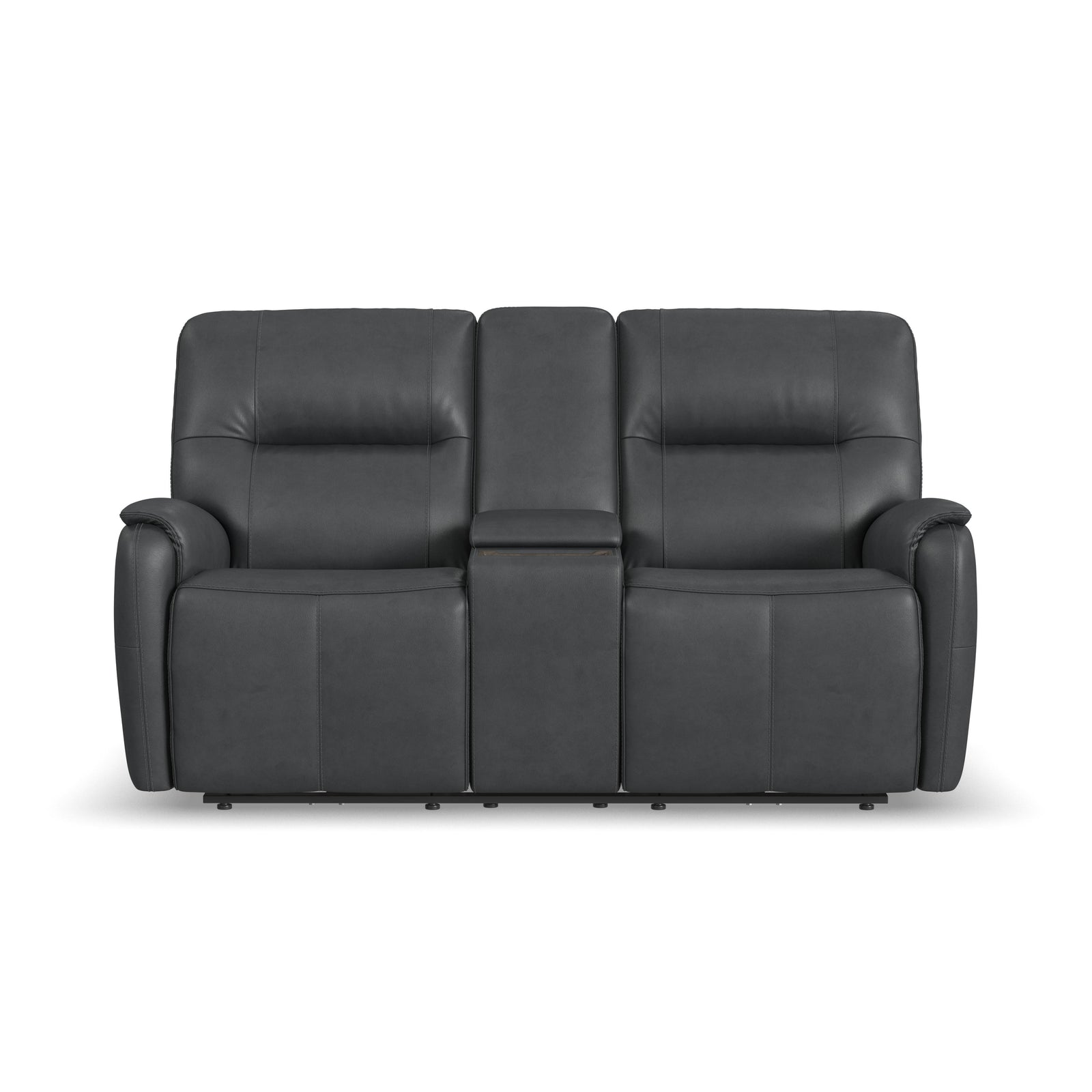 Wilson  Power Reclining Loveseat With Console And Power Headrests  Thunder