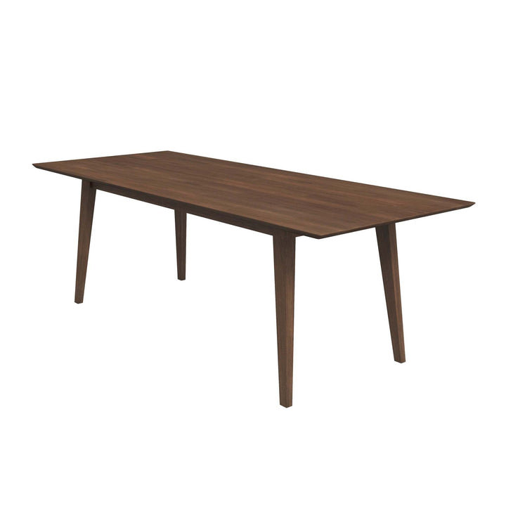 Levi Modern Solid Wood 86" Rectangular Dining Kitchen Table in Brown