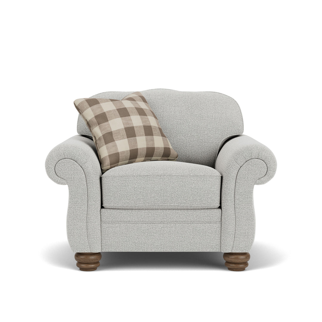 Bexley  Fabric Chair  Light Gray