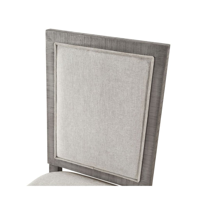 Artesia - Side Chair Set of 2) - Beige Fabric & Salvaged Natural