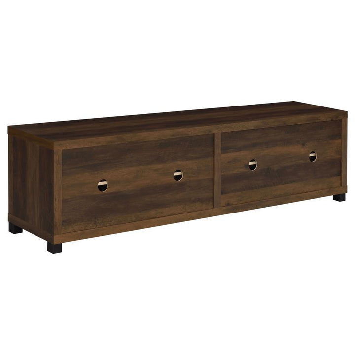 Sachin - 3 Piece TV Entertainment Center - Dark Pine