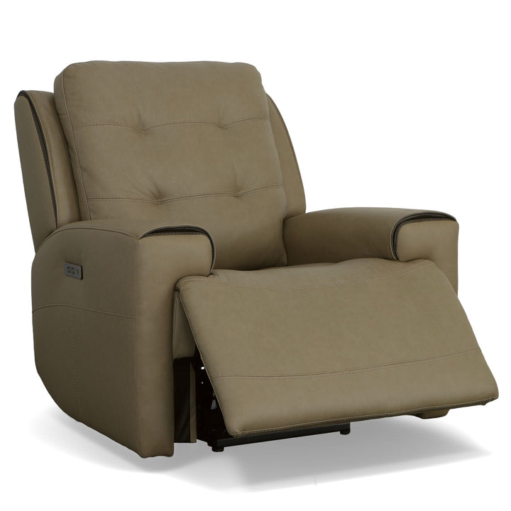 Iris Power Recliner With Power Headrest Khaki