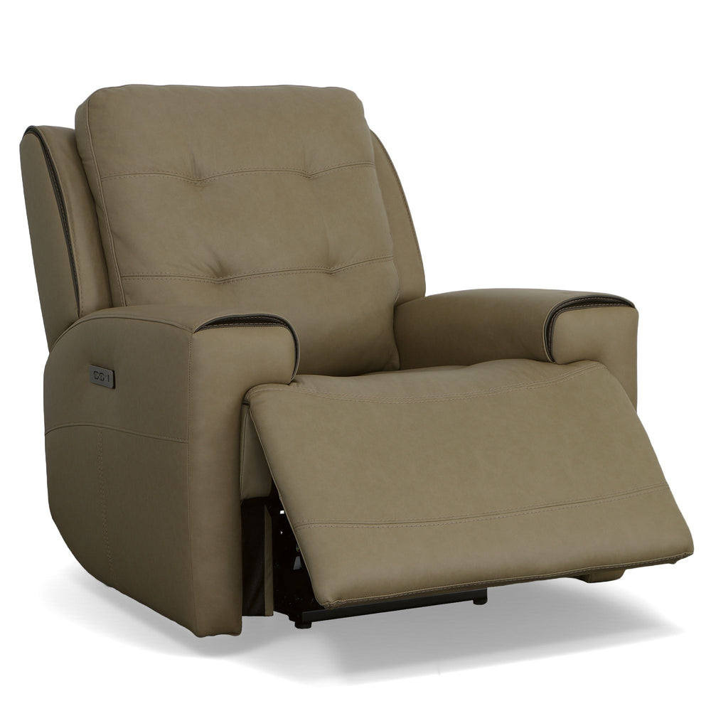 Iris Power Recliner With Power Headrest Khaki