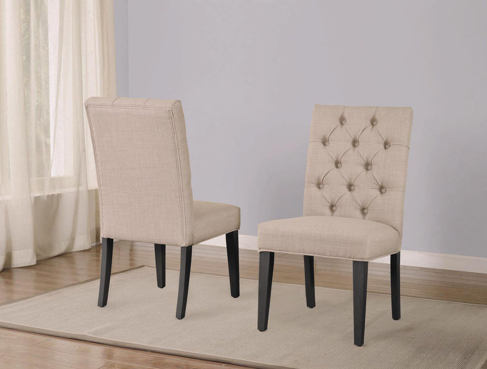 Modus Furniture 8Pl766K Kathryn Upholstered Parsons Dining Chair In Toast