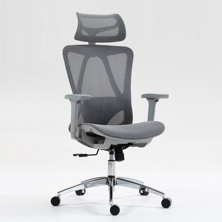 High Back Mesh Office Chair - Grey