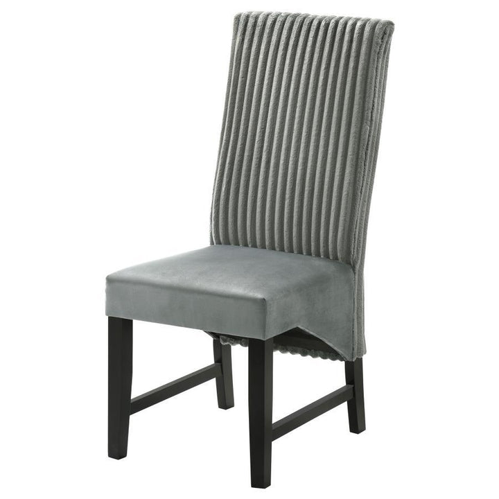 Barrand - Upholstered Dining Side Chair  - Gray