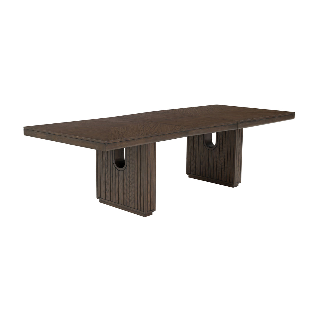 Flexsteel W1013-831 Athens  Rectangular Dining Table  Chocolate Brown
