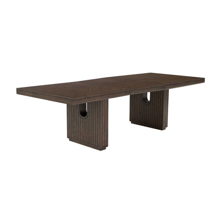 Flexsteel W1013-831 Athens  Rectangular Dining Table  Chocolate Brown