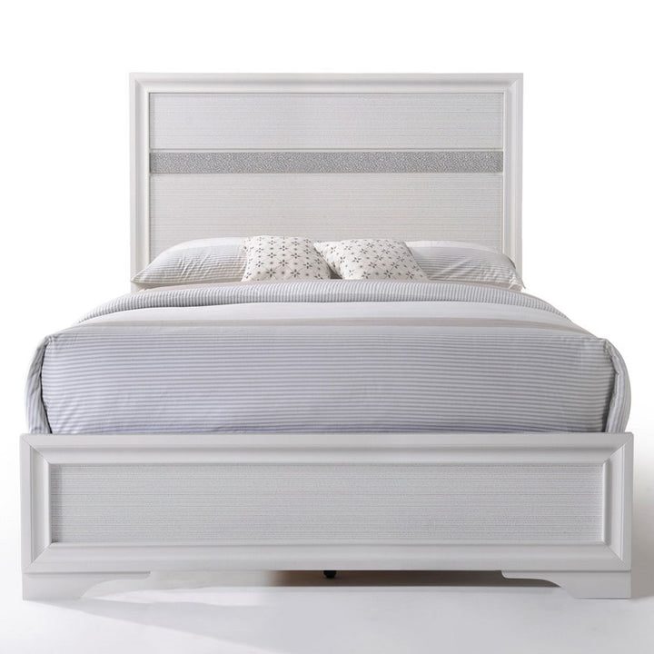 Naima - Full Bed - White