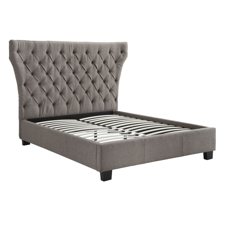 Modus Furniture 3Zh3L453 Melina Upholstered Platform Bed In Dolphin Linen