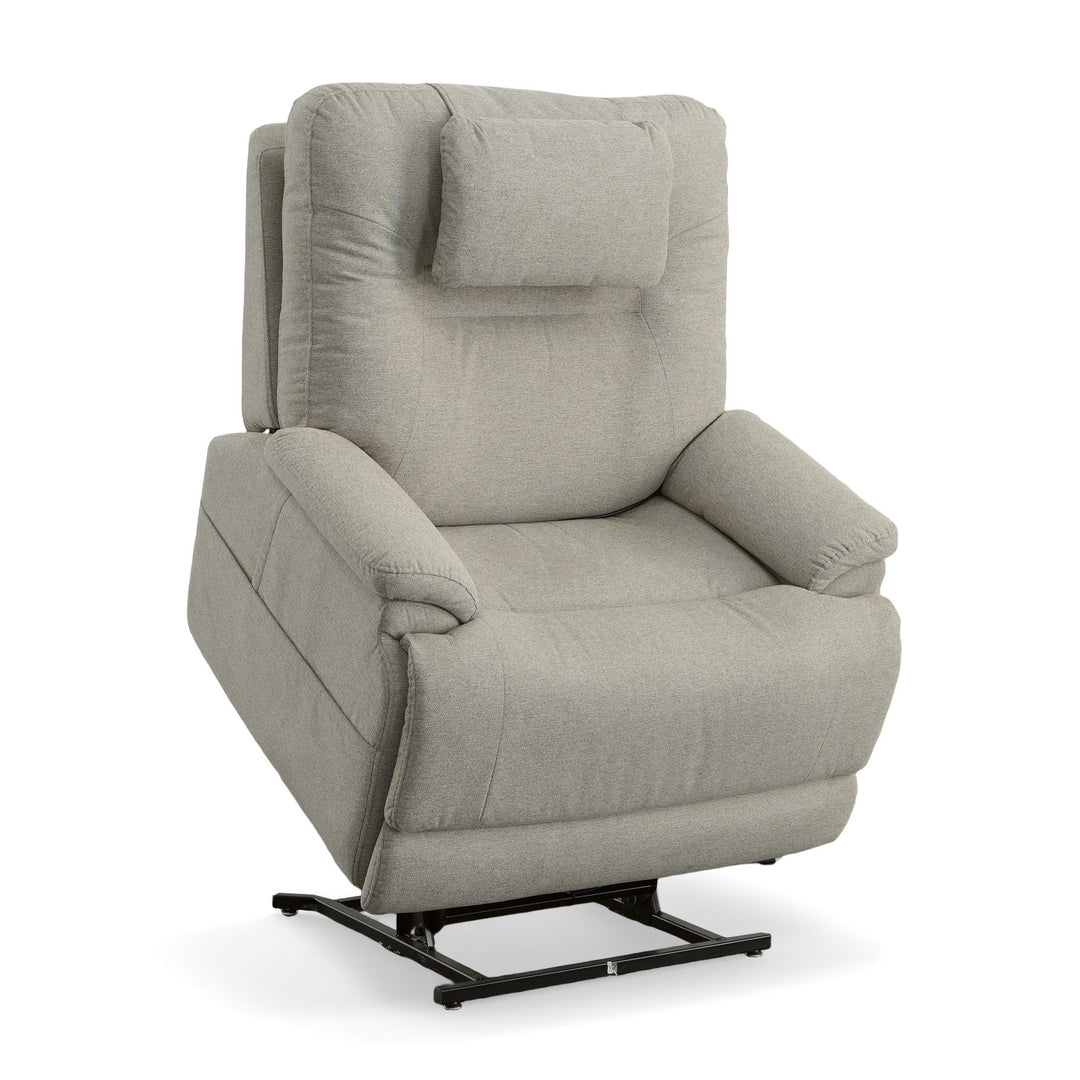 Flexsteel 1092-55P5-35201 Zecliner Model 2+  Power Lift Recliner With Power Headrest, Lumbar, Heat & Massage  Dove