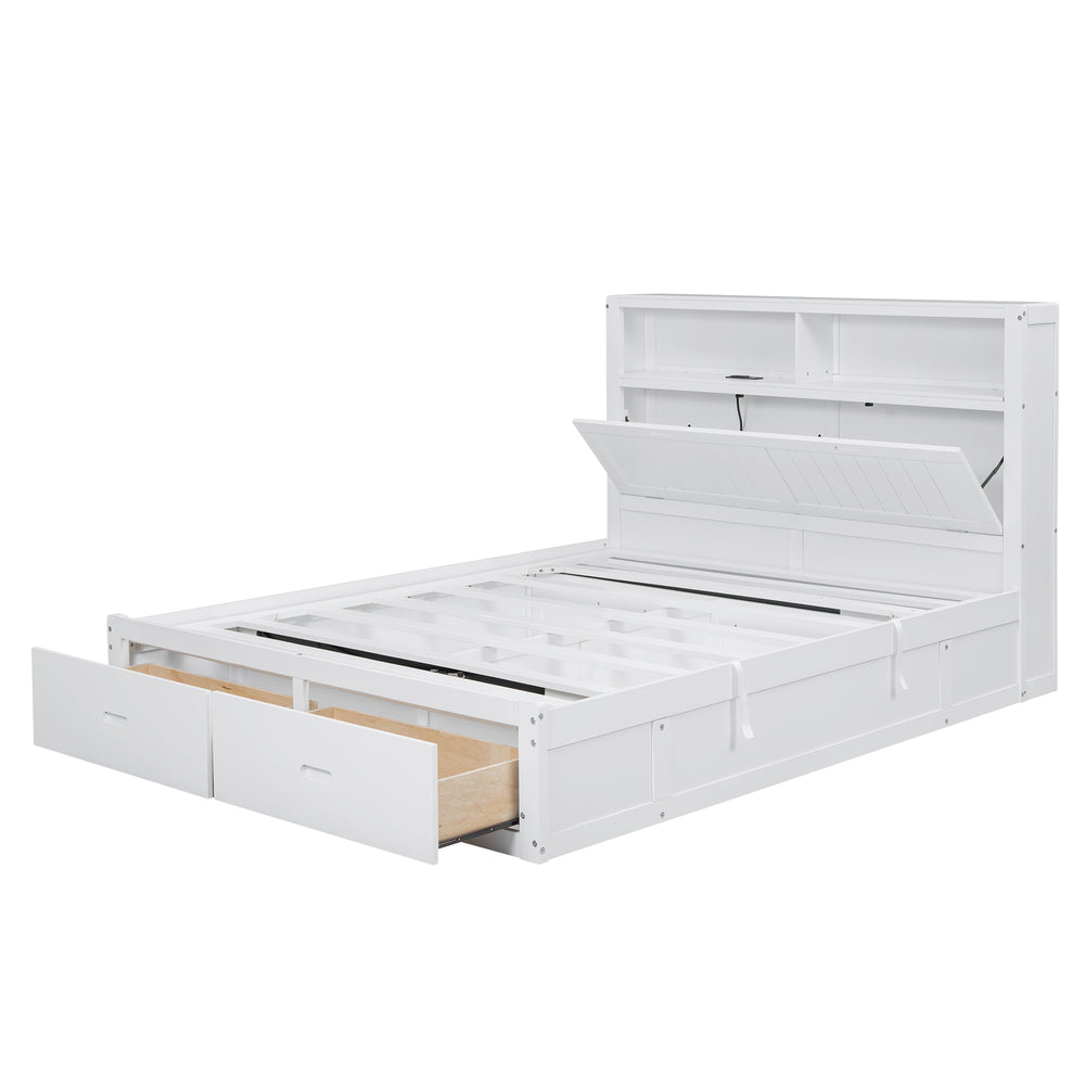 wood-queen-size-hydraulic-platform-bed-with-storage-led-headboard-charging-station-and-2-drawers