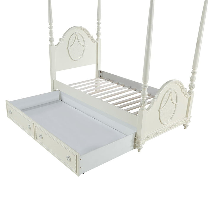 Dorothy - Twin Post Bed - Ivory