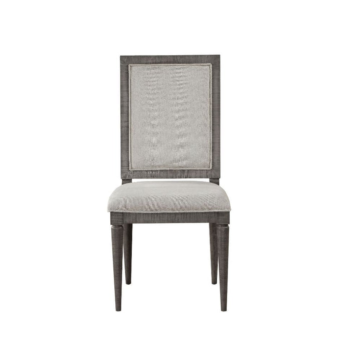 Artesia - Side Chair Set of 2) - Beige Fabric & Salvaged Natural