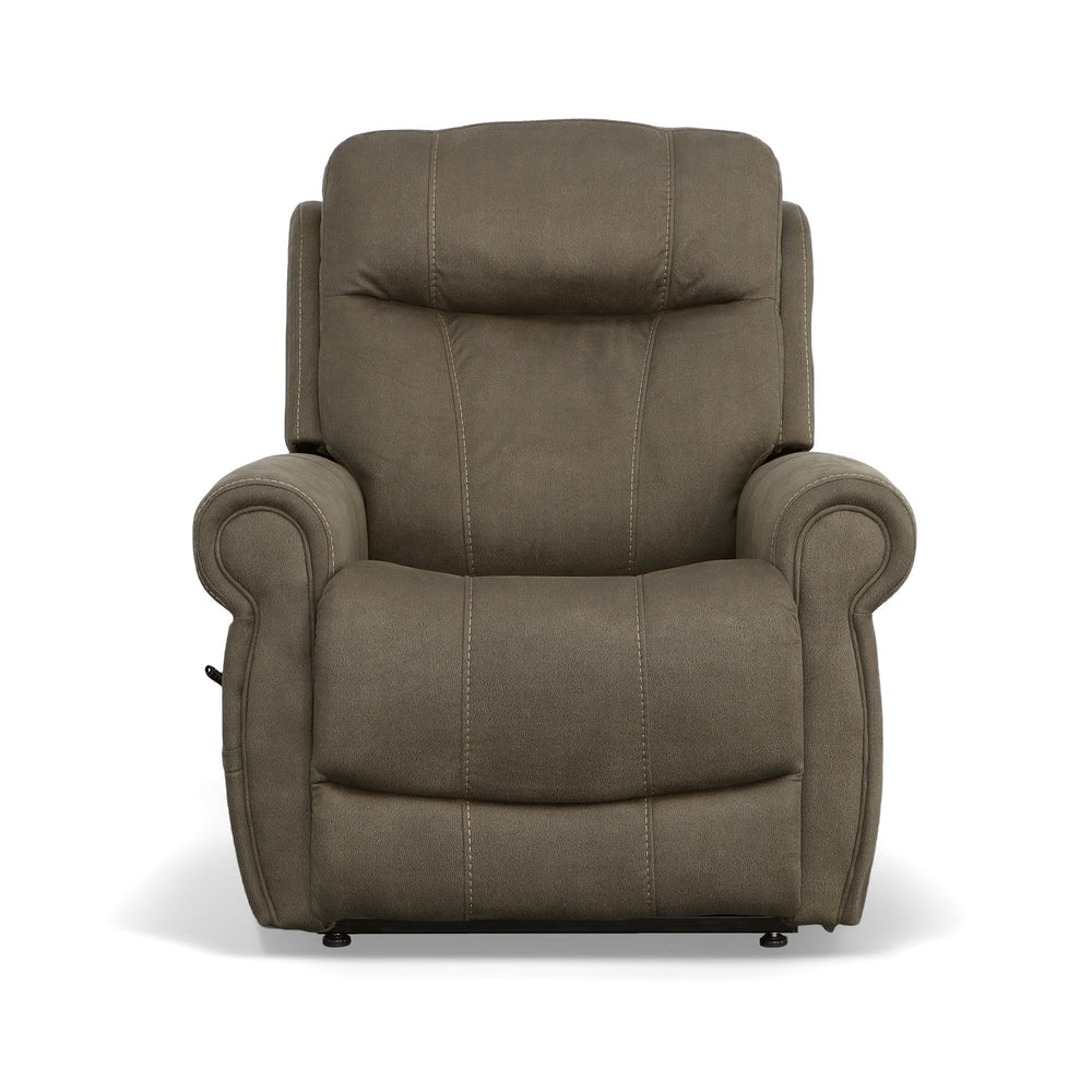 Stewart Power Lift Recliner With Power Headrest & Lumbar Mossy Gray