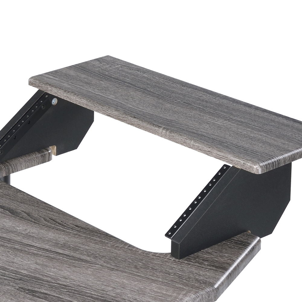 Eleazar - 83" Music Studio Desk - Black Oak