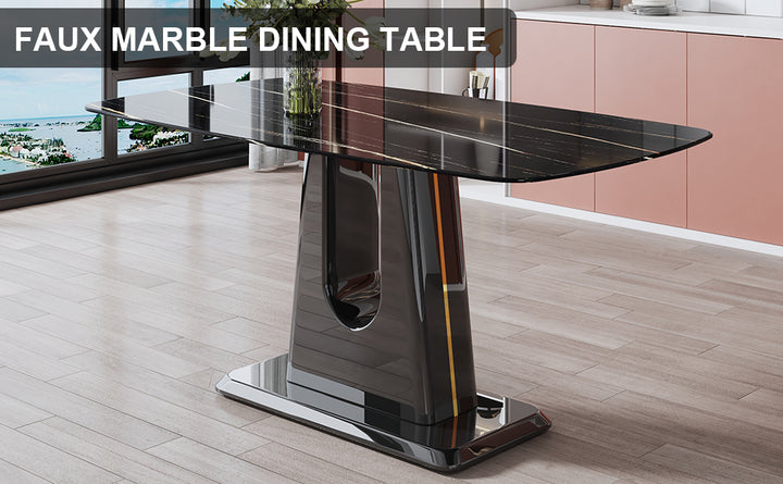 modern-dining-table-with-imitation-marble-craft-glass-top