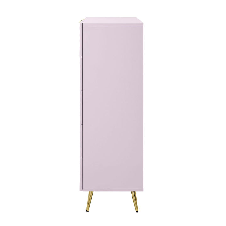 Gaines - Chest - Pink High Gloss