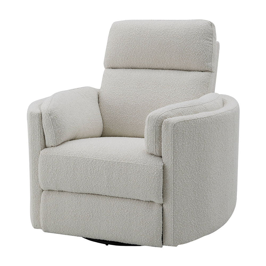 ACME Furniture Sagen Glider Recliner With Swivel Beige Boucle