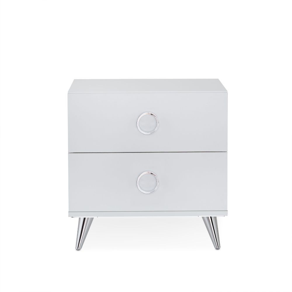 Elms - Accent Table - White