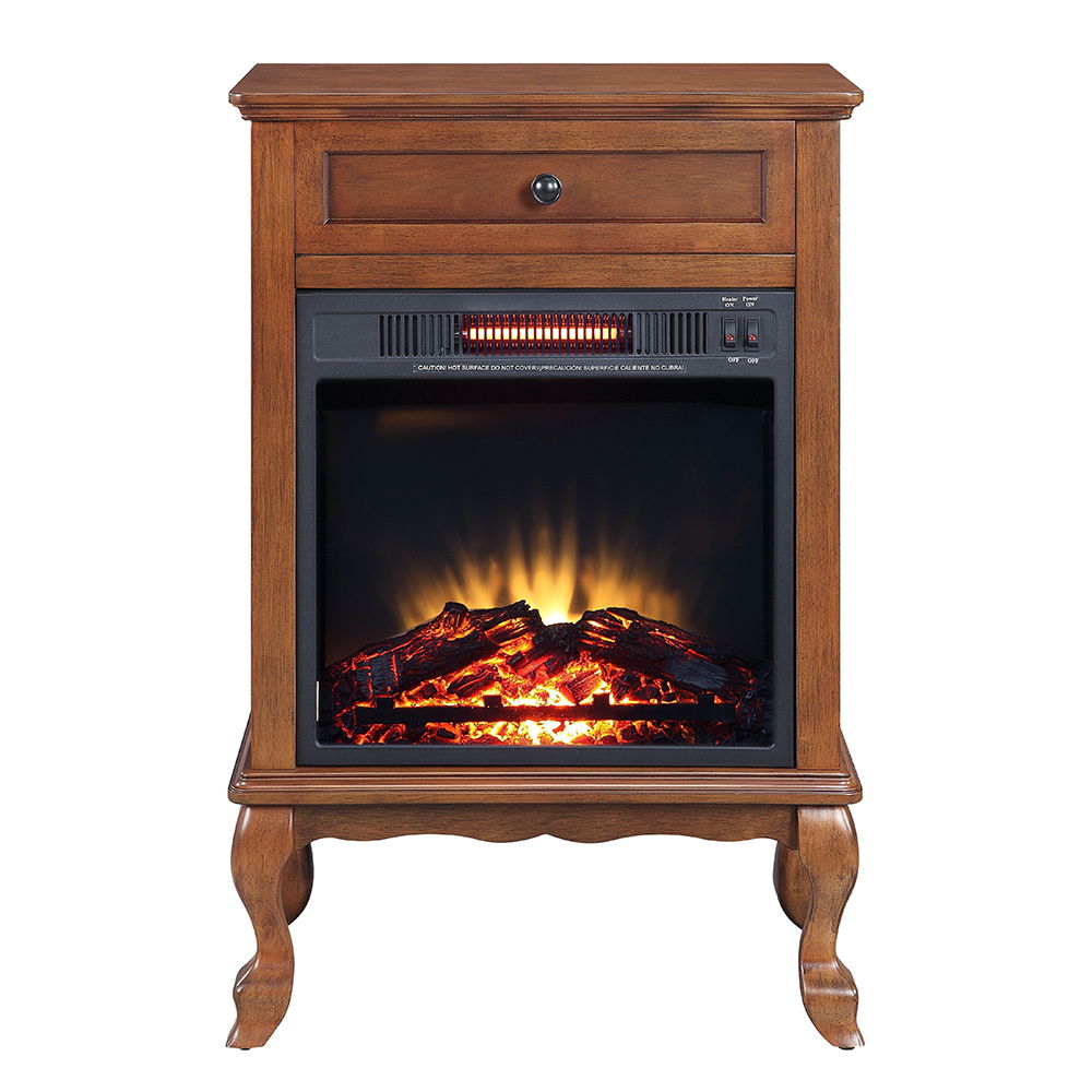 Eirene - Fireplace - Walnut